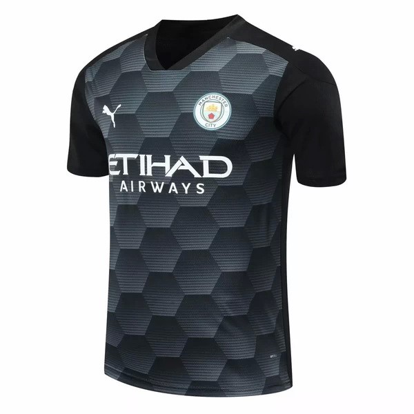 Camiseta Manchester City 1ª Portero 2020-2021 Negro